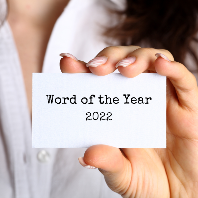 Word of the Year 2022: MANIFEST